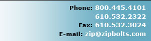Zip Bolts: T-Slot Bolts